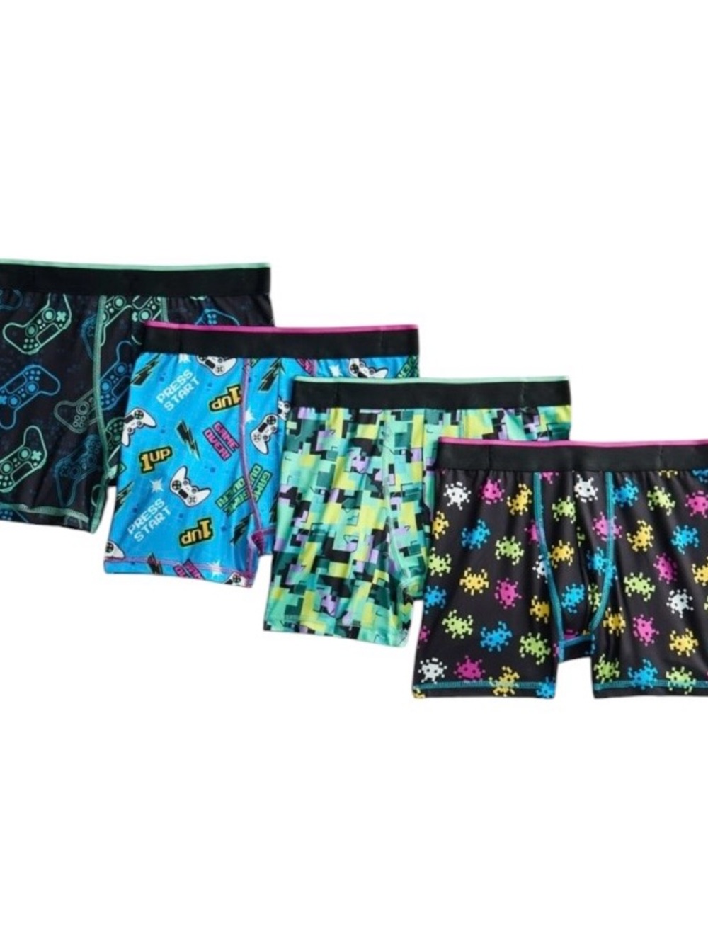 Boys’ Print Boxer Briefs 4-Pack from Wonder Nation